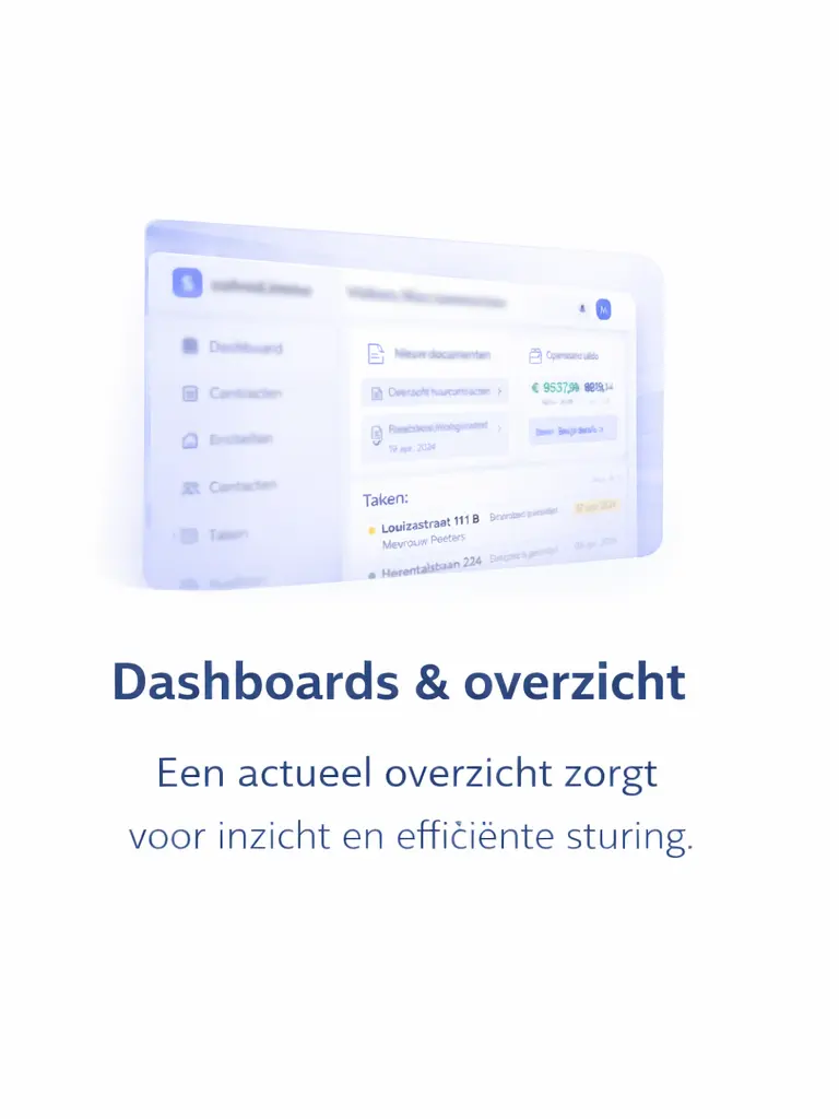 Dashboards en transparantie voor alle betrokken partijen